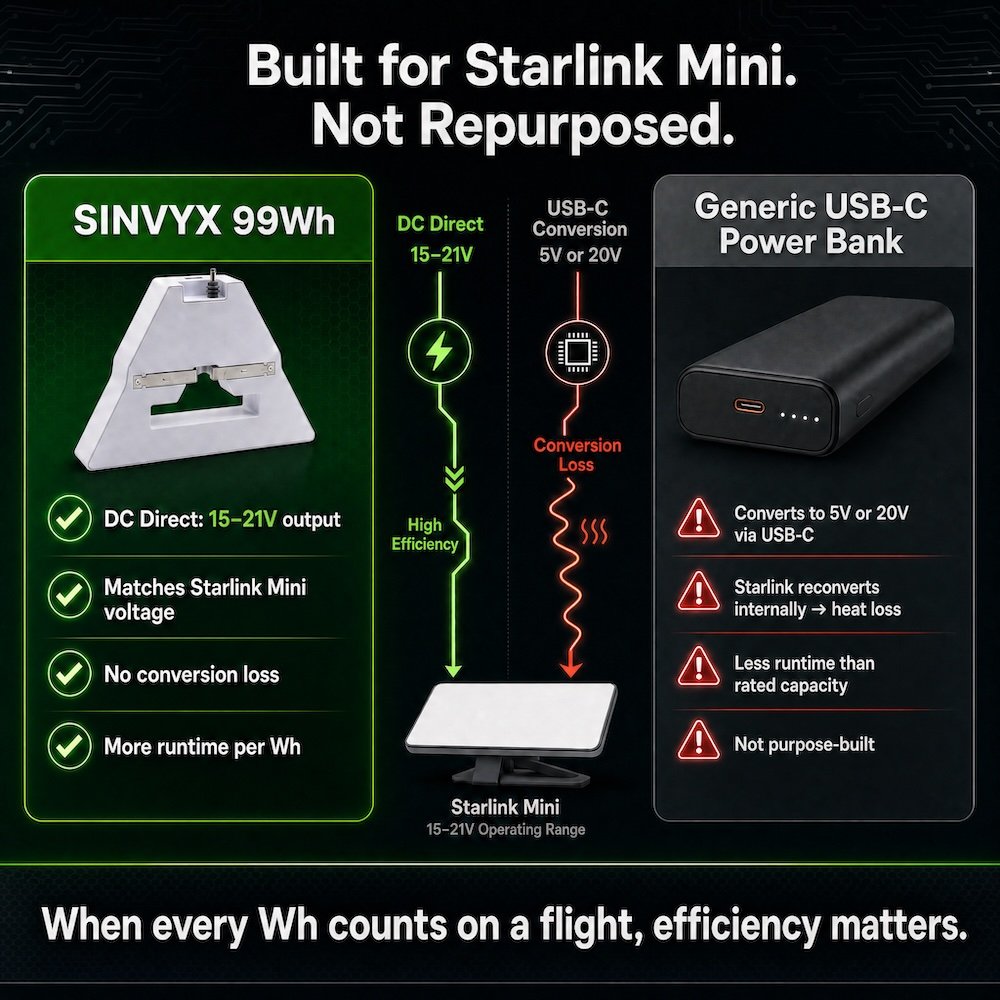 SINVYX 99Wh Starlink Mini Battery - Image 4